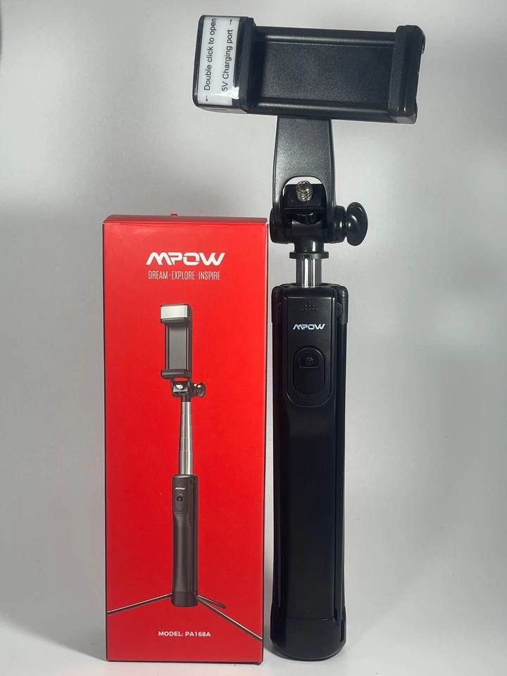 Mpow PA168A 3 in 1 Tripod Selfie Stick with Bluetooth Remote - Image 1 of 4