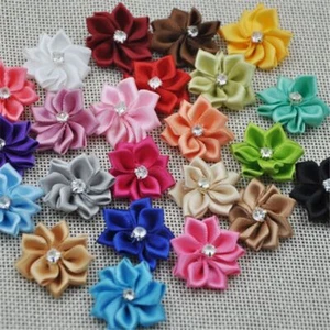 40pcs Satin Flower Ribbon Bows Wedding Appliques Craft Decoration Accessories - Picture 1 of 35