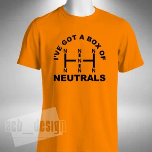 I've Got A Box Of Neutrals Mens T-Shirt Funny Formula One F1 Ted Kravitz - Picture 1 of 6