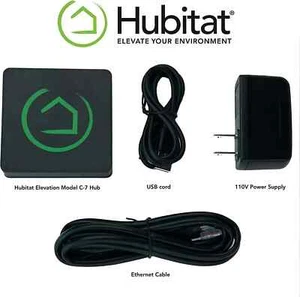 Hubitat Elevation Home Automation Hub (Model C-7) Z-Wave Zigbee - Picture 1 of 4