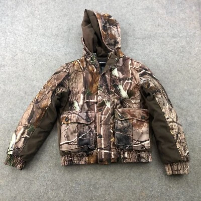 Real Tree Jacket Boys Medium Real Tree AP Camouflage Full Zip Hooded - Image 1 of 4