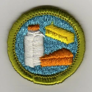 Insignia de mérito lácteo, tipo G, respaldo de tela (1961-71), ¡como nuevo! - Imagen 1 de 1