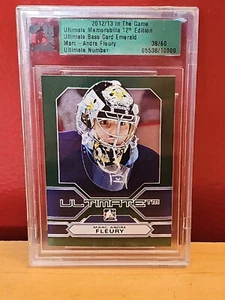 2012-13 ITG Ultimate Memorabilia 12TH Edition Emerald /60 Marc Andre Fleury - Bild 1 von 4