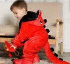3-9Y Kids Unisex Costume Fancy Dress Cosplay Onesiee Child Hooded Animal Pajamas