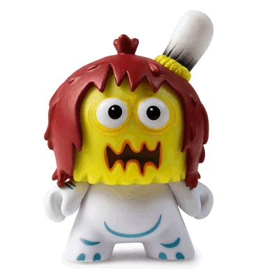 kidrobot Kaiju Dunny Battle Series Vinyl Mini Figures - Ugly Unicorn -  NEW - Image 1 of 3