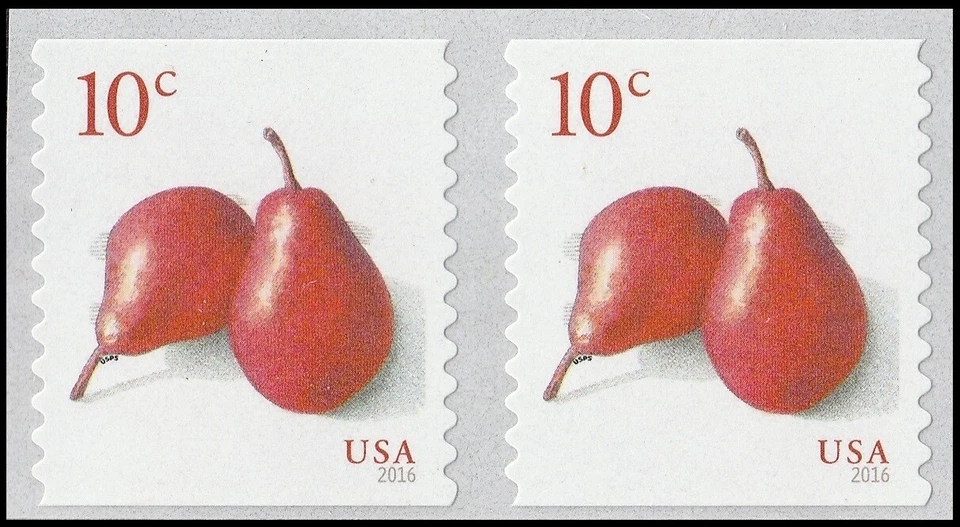 US 5039 Pears 10c coil pair MNH 2016 - Image 1 of 1