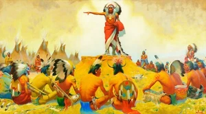 Gerard Curtis Delano : The Council : Archival Art Print - Picture 1 of 2