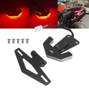 LED Turn Signals Fender Eliminator License Plate Bracket For KTM Duke 790 890 - Picture 1 of 9