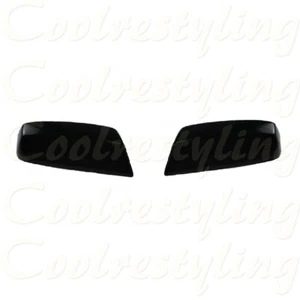 Fit 14 15 16 17 2018 CHEVY Silverado / GMC Sierra Black Gloss Top Mirror Cover - Foto 1 di 1