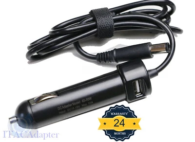 Car Charger Adapter For Dell Latitude 14-7414 14-7450 14-7480 Power Supply 19.5V - Image 1 of 4