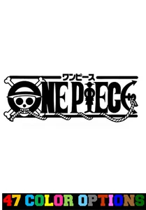 Decal Vinyl Truck Car Sticker - Anime One Piece Logo - Picture 1 of 7