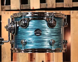 DW Performance Turquoise Oyster Rack Tom - 9x13 - Picture 1 of 2