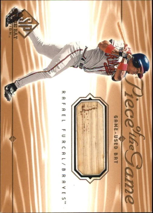 B5123- 2001 SP Game Bat Edition Piece of the game #RF Rafael Furcal - NM-MT - Image 1 of 2