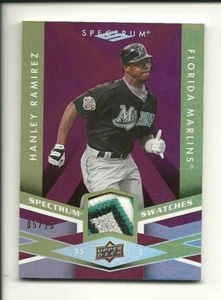 Muestras UD Upper Deck Spectrum 2009 Hanley Ramírez parche #d 05/25 SS-HR 4 colores - Imagen 1 de 1