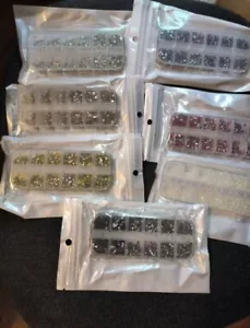 3600Pcs Shiny 3D Rhinestones AB Flat Back Stones Nail Art DIY Decor Gems Diamond - Picture 1 of 18
