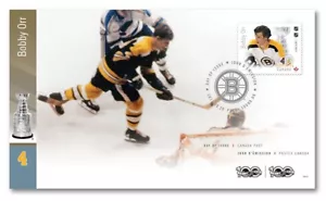 qq. BOBBY ORR = HOCKEY, NHL 100th = ULTIMATE SIX, Oficial FDC Canadá 2017 - Imagen 1 de 1