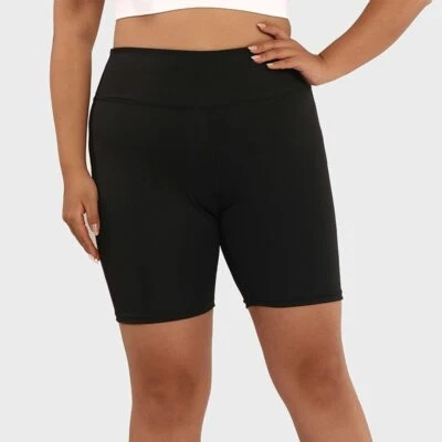 Pantalones cortos de yoga para mujer talla grande push up gimnasio deportes fitness ropa tejida L-4XL Foto 1 de 4