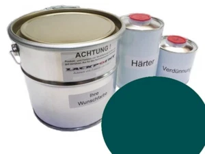 3,5 Liter Set 2K Autolack für Scania 1406131 Dark Turquoise Acryl Decklack Farb - Bild 1 von 3