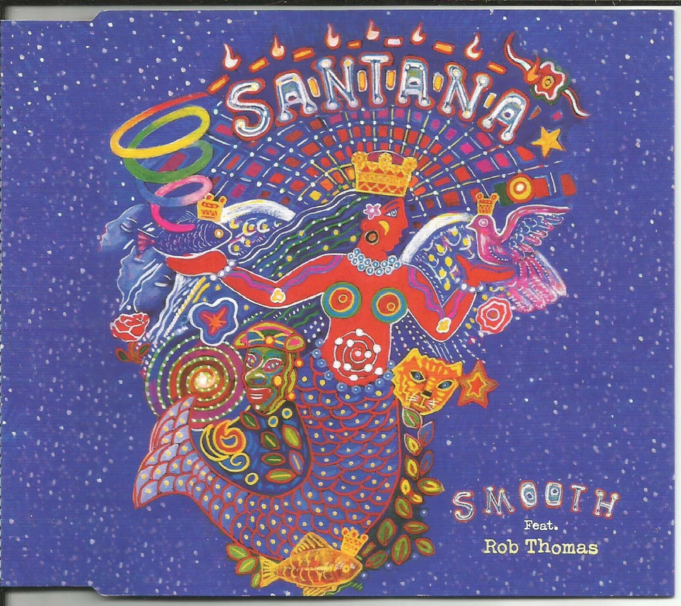 SANTANA ROB THOMAS Smooth DANCE MIX & EDIT & INSTRUMENTAL CD Single MATCHBOX 20 - Image 1 of 1