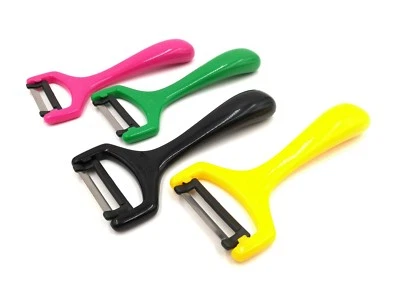 4 Solingen Sparschäler Querschäler Solinger Spargelschäler rostfrei SET  - Bild 1 von 4