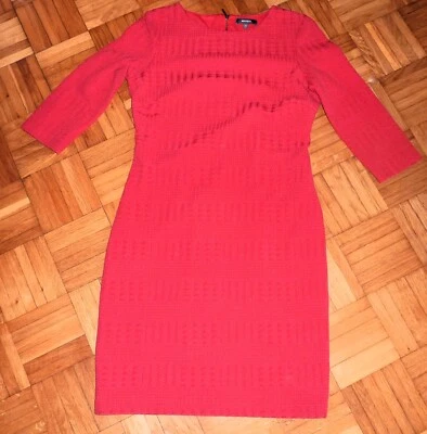 MONTEGO stretch Kleid Gr. 36/38 rot 3D optic - Bild 1 von 4