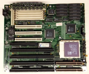 AT Mainboard 486 DX2-80, 32 MB RAM, 256 KB Cache mit VLB + PCI -Chaintech UPB- - Photo 1/3
