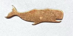 20X Copper Blanks for enameling use- LARGE WHALE shape - Picture 1 of 3