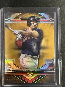 🔥Rafael Devers 2024 Topps Triple Hilos #131 Oro 36/99 Medias Rojas - Imagen 1 de 3