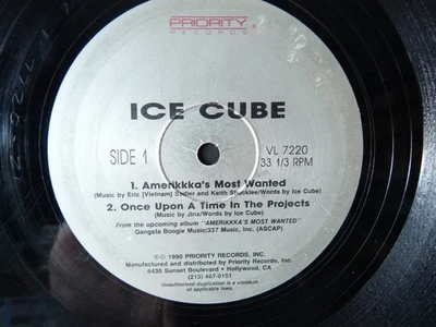 Ice Cube – AmeriKKKa's Most Wanted   33 1/3 rpm, vinyl   VG - Image 1 of 4
