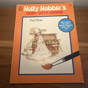 Vintage 1978 Rand McNally Holly Hobbie Paint With Water Book- Used - Picture 1 of 12