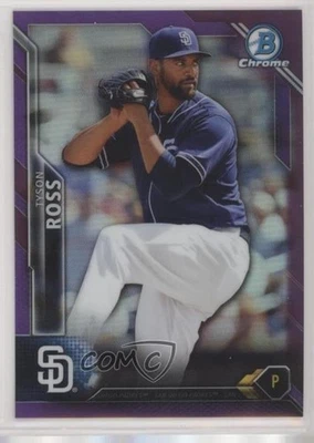 2016 Bowman Chrome Purple Refractor /250 Tyson Ross #42 - Image 1 of 2