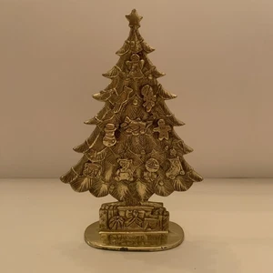 Messing Weihnachtsbaum mit schönen Details - Bild 1 von 6