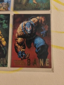 1995 Skybox DC Batman Master Series VILLAINS INSERT BANE #9 CARD SINGLE - Picture 1 of 2