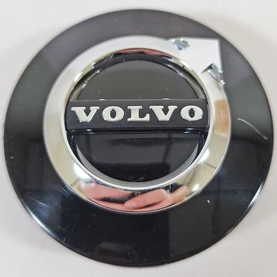 👀 UNA tapa central negra para rueda Volvo C40 S60 S90 V60 XC40 XC60 XC90 2 1/2" USADA ✅ Foto 1 de 4