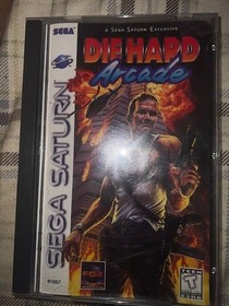 Die Hard Arcade for Sega Saturn! US Version in case with manual.