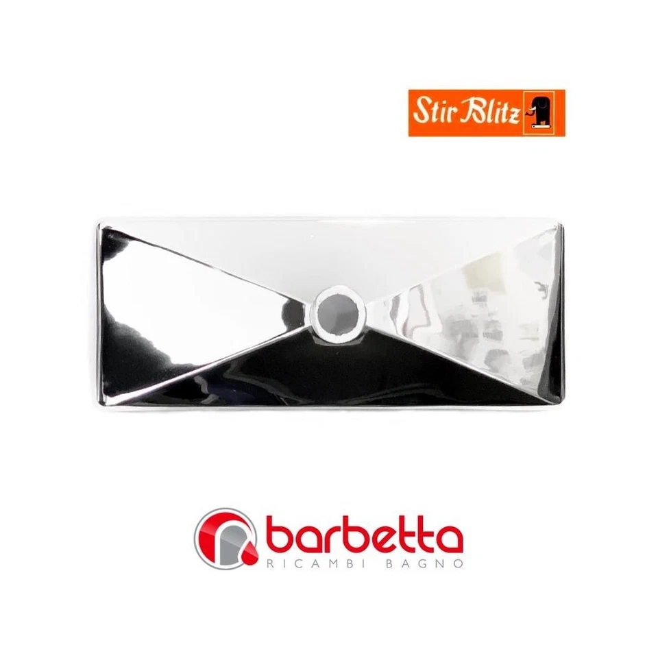 PLACCA ESTERNA CROMO CASSETTA VECCHIO TIPO INCASSO STIR BLITZ 1742111