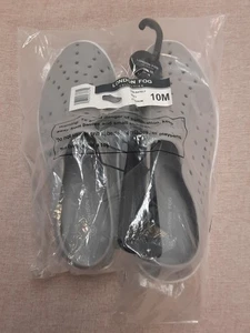 London Fog Mens Bately Perforated Slip On Athletic Sneakers Casual Gray Size 10 - Picture 1 of 5