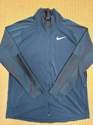Chaqueta/top para correr Nike Element Future rápida con cremallera completa azul grande CU5397-458 Foto 1 de 4