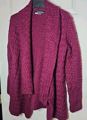 Raro De Colección J. Peterman Talla Med Cárdigan Suéter Tejido Abierto Lana Larga (C2) Foto 1 de 4