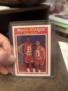 Patrick Ewing / Mark Jackson 1989-90 Fleer #167 EX - Imagen 1 de 4