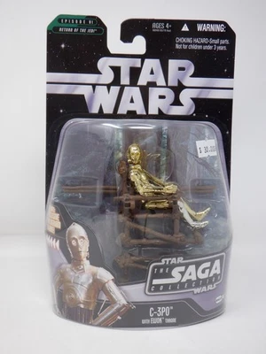 Star Wars The Saga Collection C-3PO W/Ewok Throne 2006 Hasbro - Image 1 of 2