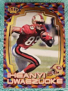 Pacific Dynagon Iheanyi Uwaezuoke #106 1997 secretos mejor guardados San Francisco 49er - Imagen 1 de 4