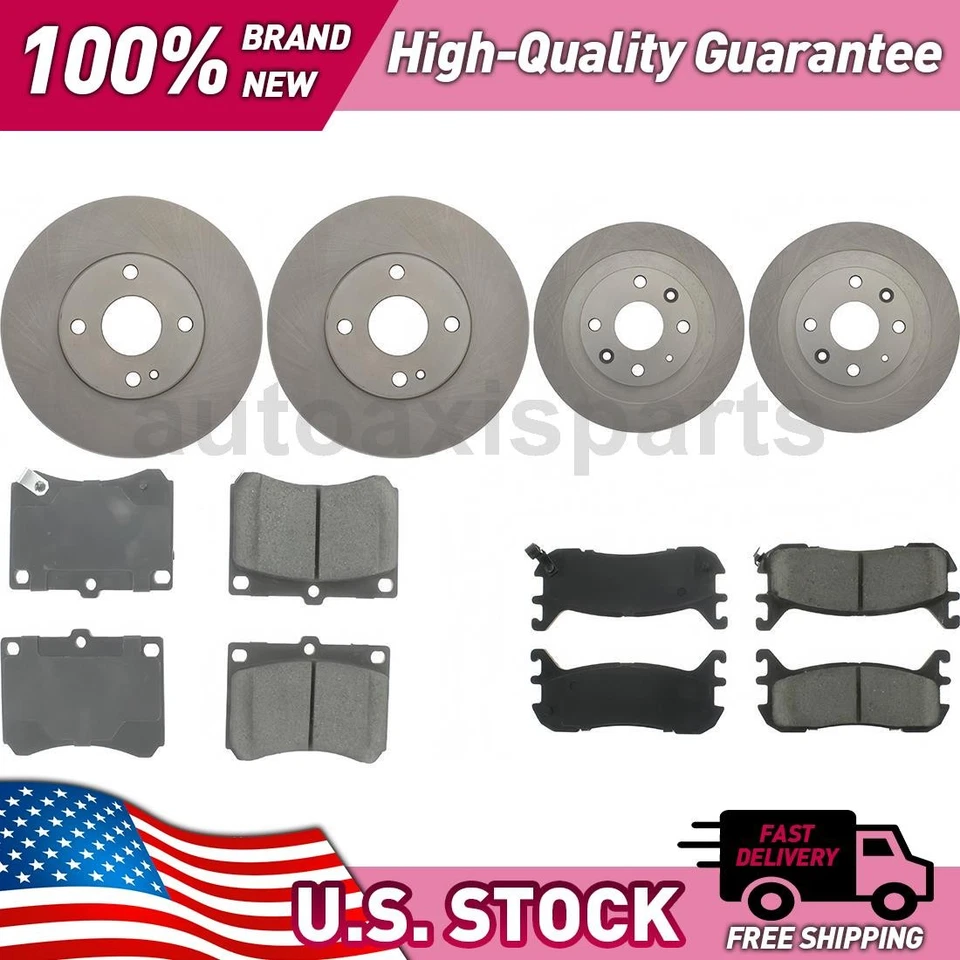 Front and Rear Centric Parts Disc Brake Upgrade Kit for 1997-2003 Ford Escort - Image 1 of 1