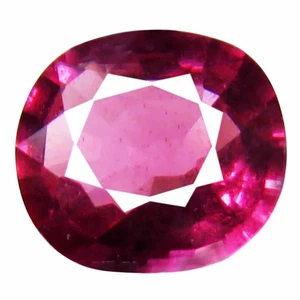 1.56 ct Impressive Un-Heated Oval Cut (7 x 7 mm) Purplish Pink Rhodolite Garnet - Picture 1 of 1