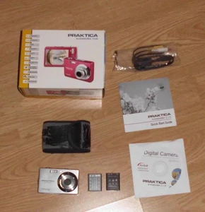 Praktica Luxmedia 12-04 in Silber mit defekten Display - Bild 1 von 4