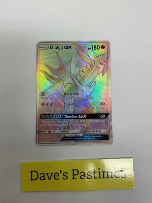 Pokémon TCG Dialga GX Ultra Prism Holo Card 164/156 Secret Rare - Image 1 of 4