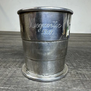 Vintage Wallace Monarch Co Sterling Silber 925 Faltbecher 1911 mit Mono W. M. Co. - Bild 1 von 8