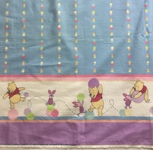 Vintage Border Fabric - Pooh’s Friend Piglet #5721 - Cotton 1.5 Yards x 44” - Picture 1 of 7