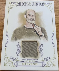 2015 TOPPS ALLEN & GINTER BRODY STEVENS COMEDIAN MEMORABILIA RELIC -# FSRA-BS - Picture 1 of 2