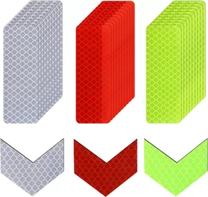 Juego de 60 piezas de cinta adhesiva reflectante y 3 colores rojo, verde y blanco - Imagen 1 de 4